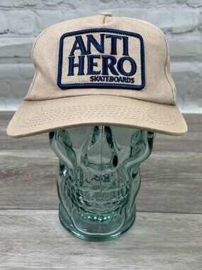 VINTAGE Y2K ANTI HERO SKATEBOARDS SPELL OUT SNAPBACK HAT / CAP